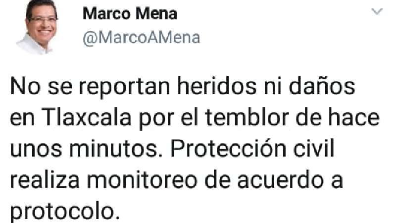 Activa protección civil estatal protocolos sismo de 5.9