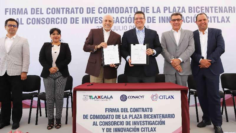 Conacyt se instalará en plaza bicentenario de Tlaxcala