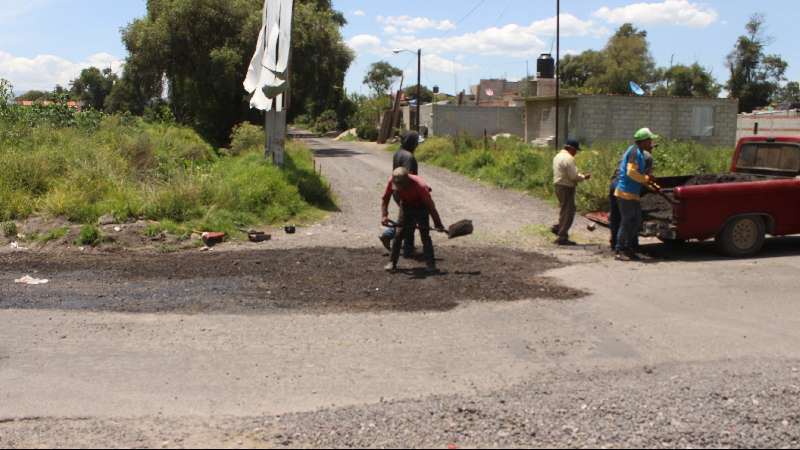 Gobierno de Lardizábal implementó acciones de bacheo