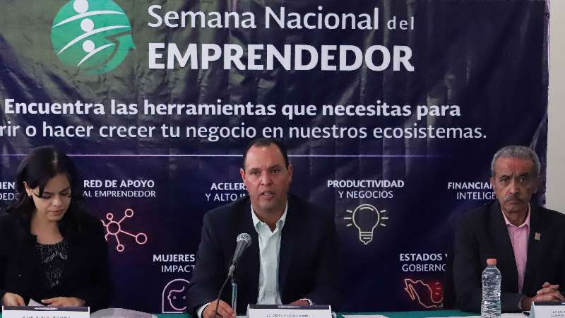 Presentan actividades de la semana nacional del emprendedor 2018