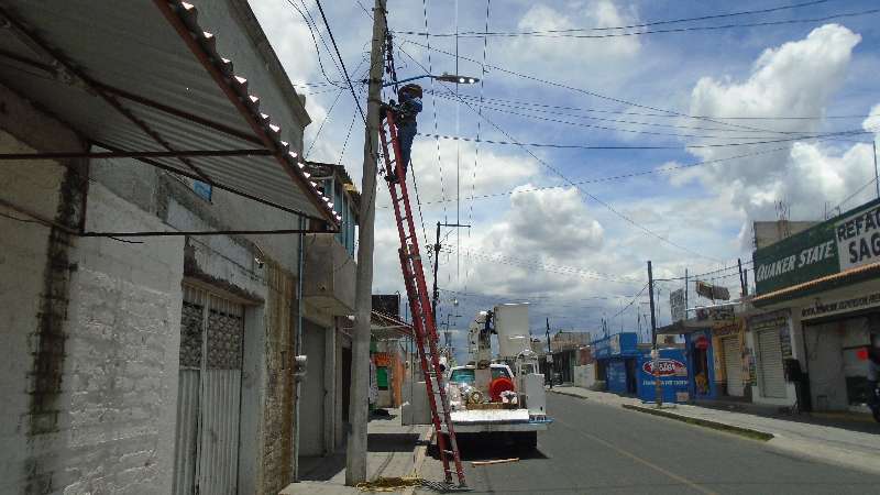 Avance del cambio de luminarias en Lardizábal es del 30 %