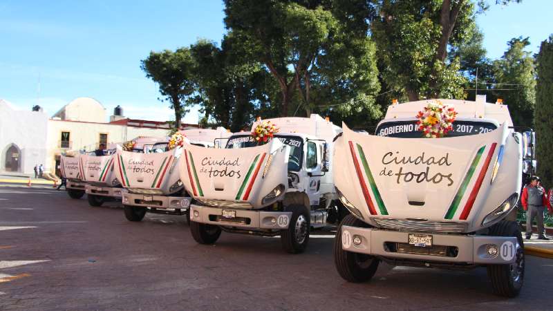 Se mejora el servicio de recolección de basura en Huamantla
