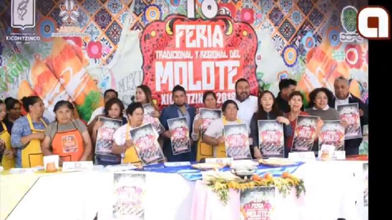 Presentan Feria del Molote 2018 en Xicohtzinco