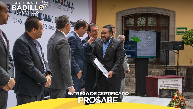 Recibe Xicohtzinco certificado del programa de reconocimiento