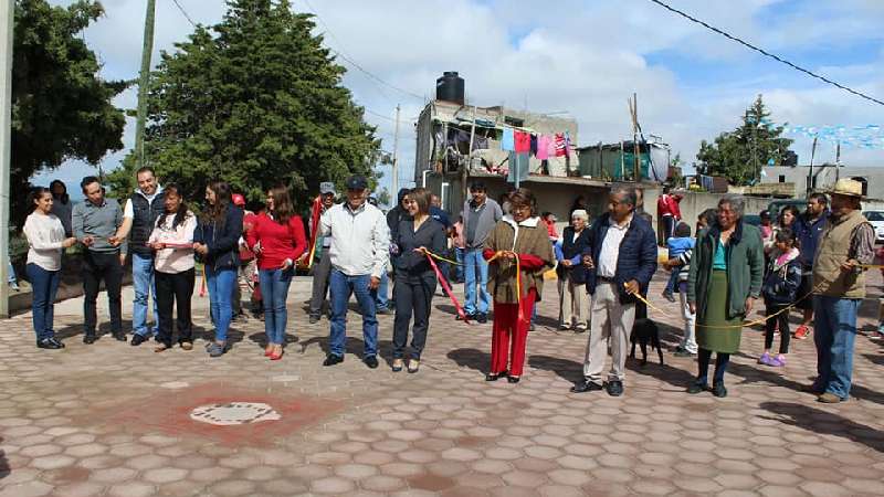 Tocatlán en un año ocho meses se adoquinaron casi 10 mil metros