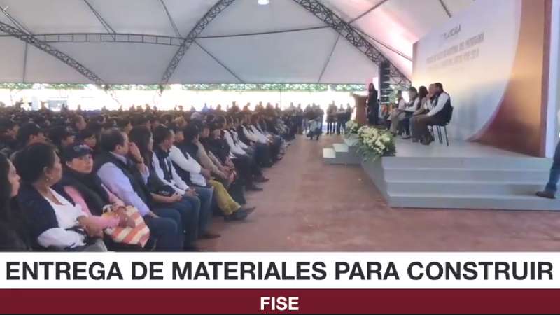 Entregó gobierno del estado apoyos del programa FISE 2018