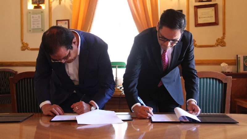 Huamantla signa convenio de colaboración con la Coeprist