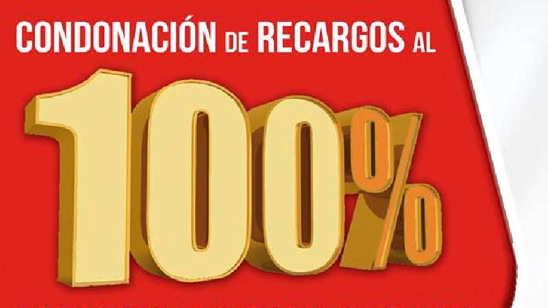 Condonación de recargos al 100% en Huamantla