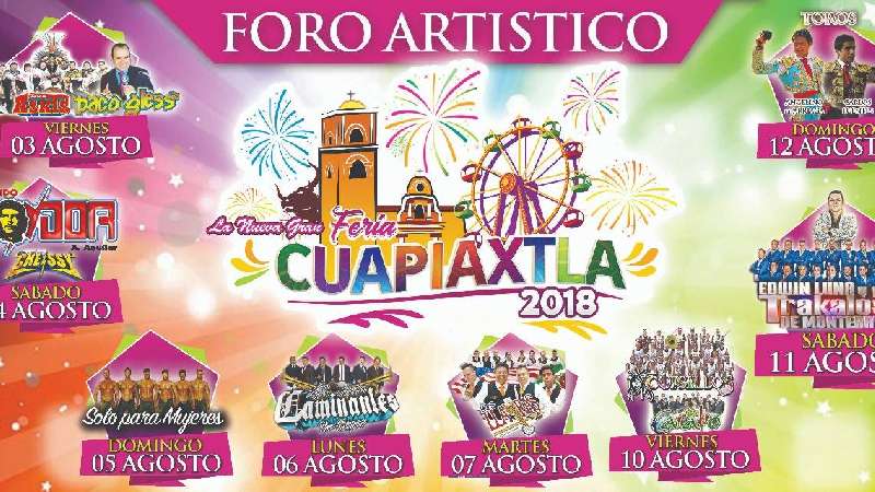 Foro artístico Cuapiaxtla 2018