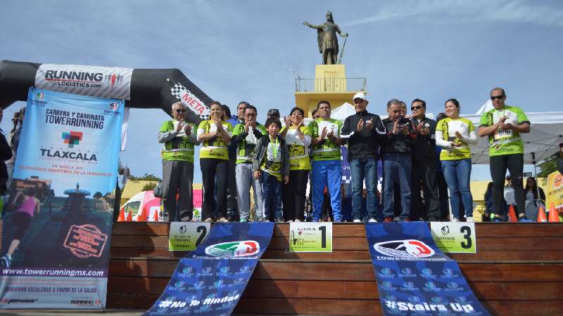 Rebasa expectativas la Cuarta Carrera “Towerrunning 2018”