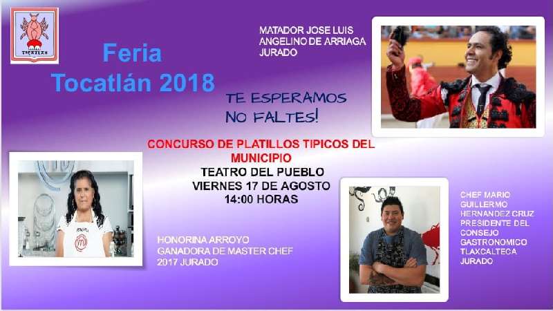 Feria Tocatlán 2018 te esperamos!!!