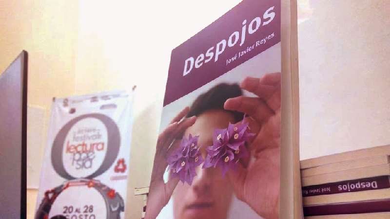 El autor presentó su libro Despojos en el IMACP