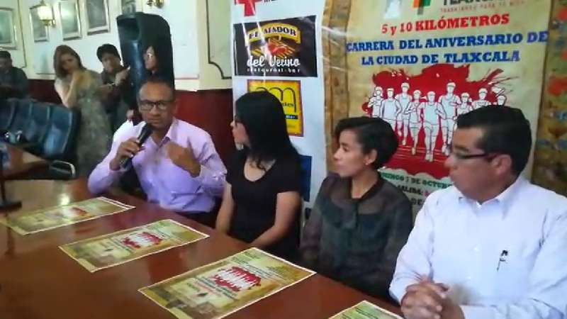 Esperan 600 participantes en carrera de aniversario de Tlaxcala