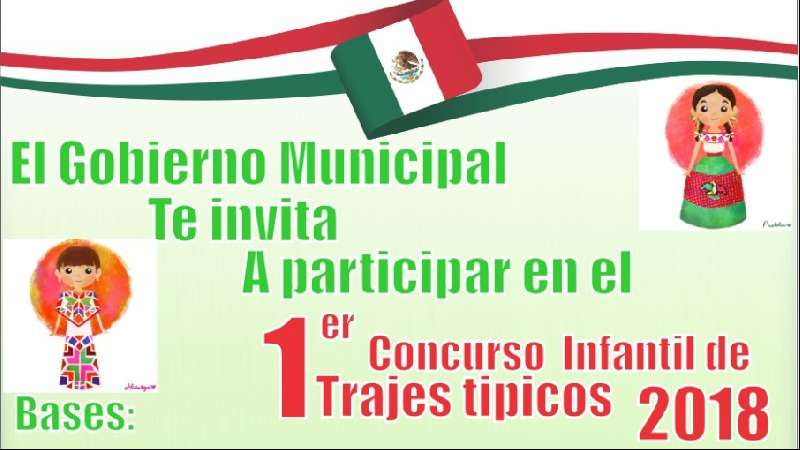 1er Concurso infantil de trajes tipicos 2018 en Teolocholco