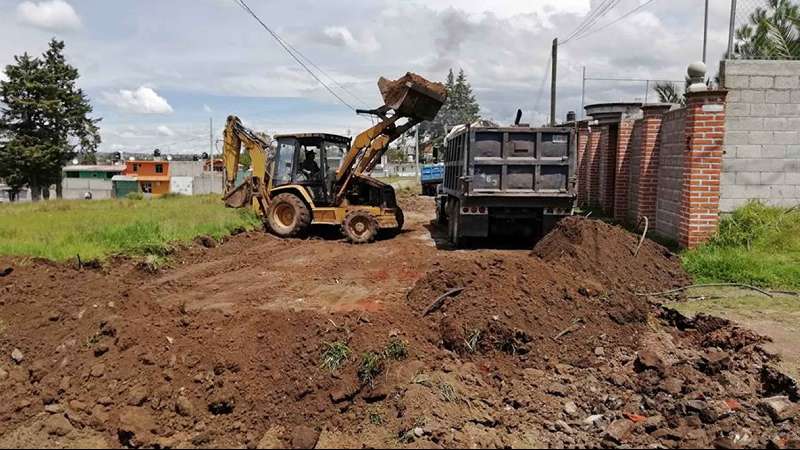 Inicia Secoduvi pavimentación de calles en Panotla y Tetla