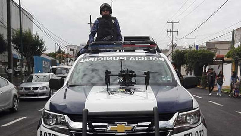 Participa policía de Tlaxcala en desfile de Independencia