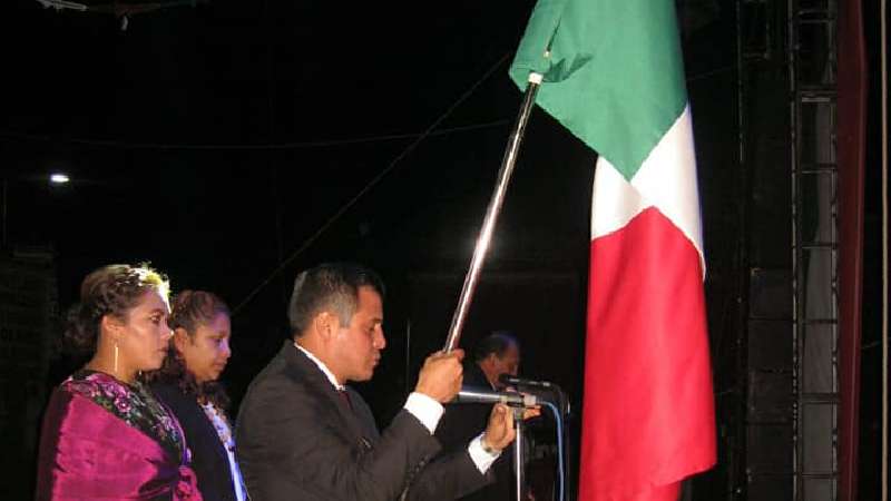 Momentos en el Grito de Independencia en Cuapiaxtla