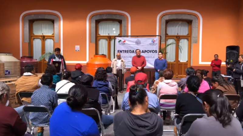 Apoyos a personas de escasos recursos en Huamantla 