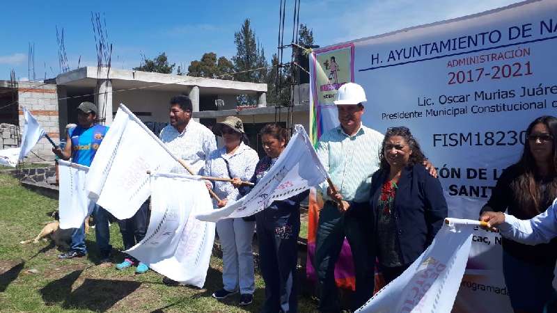 Siguen obras en las comunidades de Natívitas