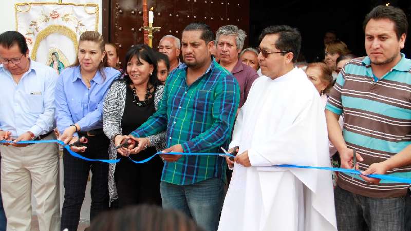 Inauguran explanada de la capilla de los Niños Mártires Tizatlán