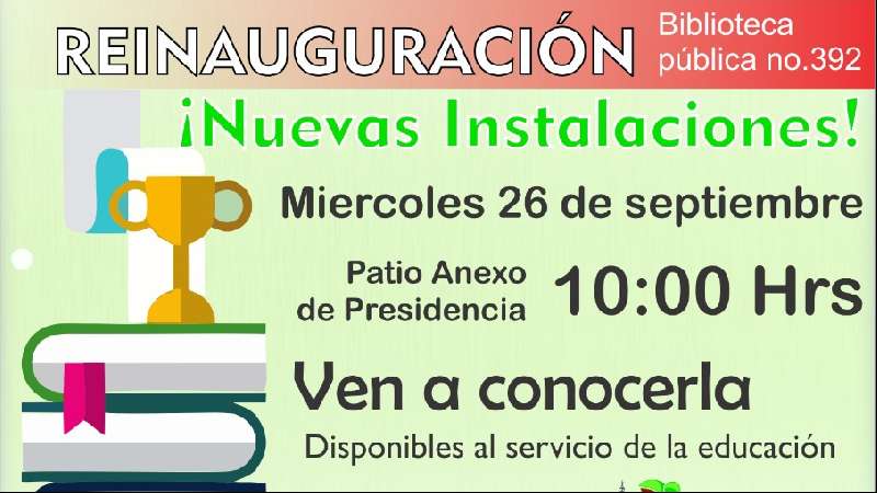 Nuevas instalaciones de biblioteca pública en Teolocholco