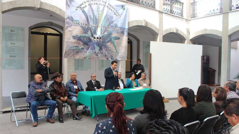 Congreso sede de firma de manifiesto de productores de Maguey