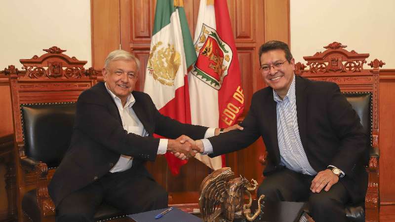 Presidente electo y Marco Mena anuncian trabajo coordinado