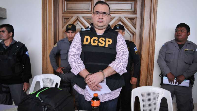 El exgobernador mexicano Javier Duarte es condenado 