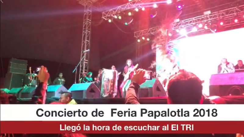 Llegó la hora de rockanrolear en Papalotla con El TRI