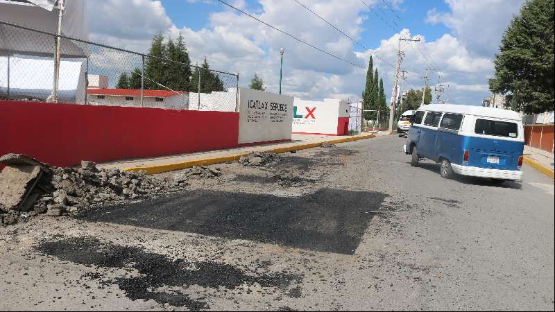 Bacheo, prioridad para Héctor Domínguez en todo el municipio