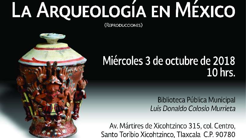 Exposición arqueológica en Xicohtzinco