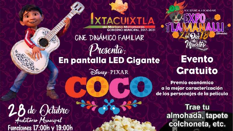 Cine dinámico en Ixtacuixtla 