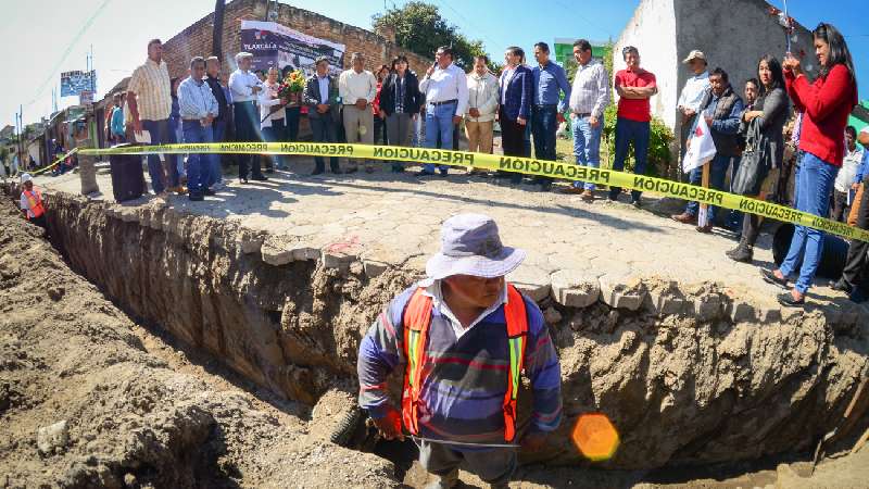 Inician obras en Tizatlán por casi 6 millones de pesos