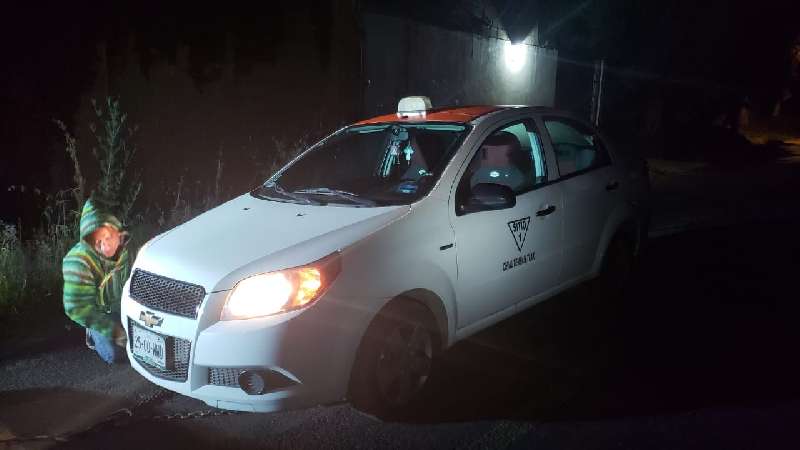 En menos de 20 minutos policías de Chiautempan recuperan taxi