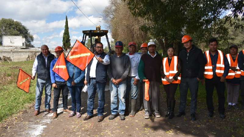 Badillo da banderazo a Ampliación de Red de Drenaje