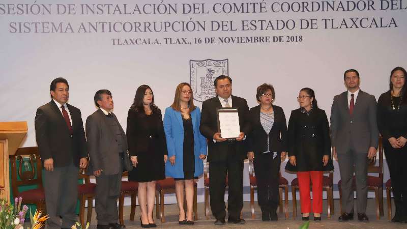 Instalan comité coordinador del sistema anticorrupción del estado