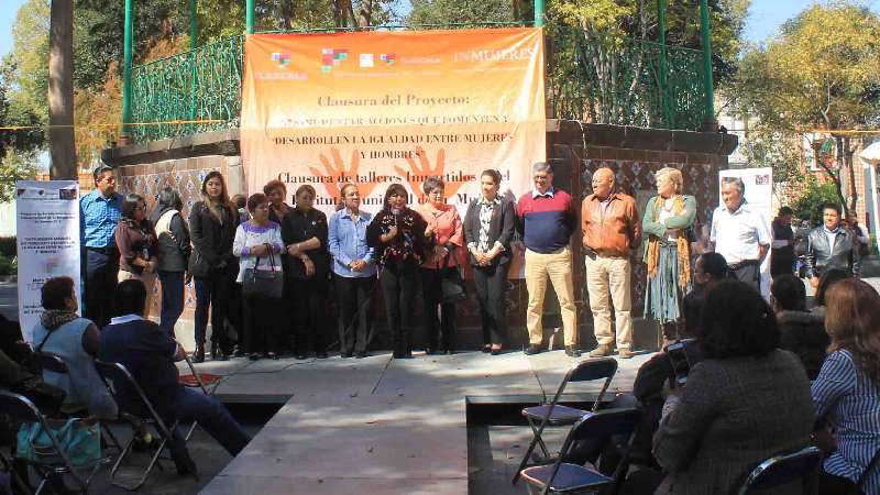 Clausura alcaldesa Anabell Ávalos programas y talleres del IMM