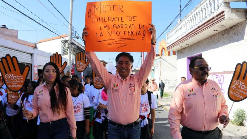 En Papalotla se suman al Día Naranja 