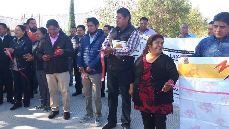 El gobierno municipal de Teolocholco entrega Obra Hidráulica 