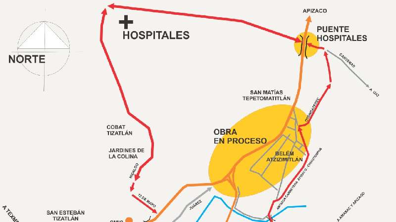 Habilita Secoduvi nueva ruta alterna de Tlaxcala a Apizaco