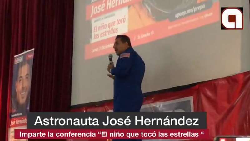 José Hernández ofreció conferencia a estudiantes de Huamantla
