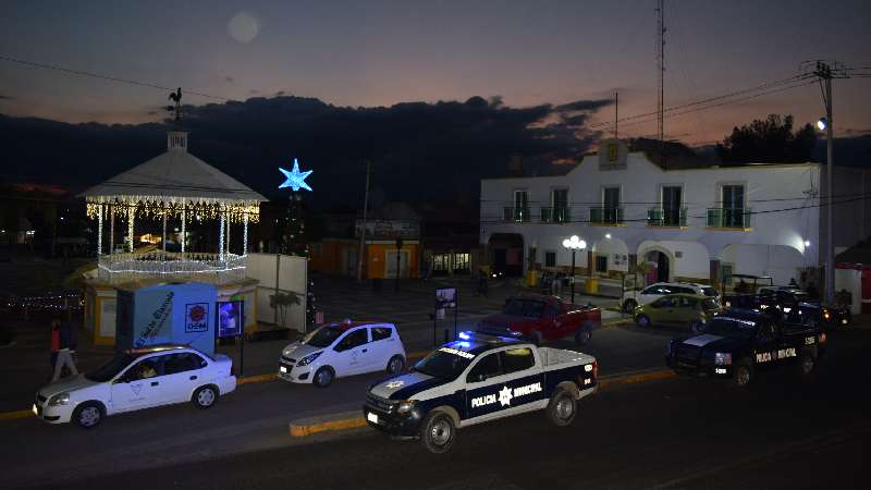 Xicohtzinco operativo de seguridad de fiestas decembrinas