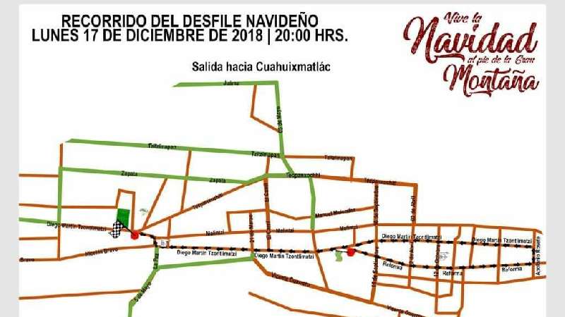 Desfile Navideño en San Pedro Tlalcuapan