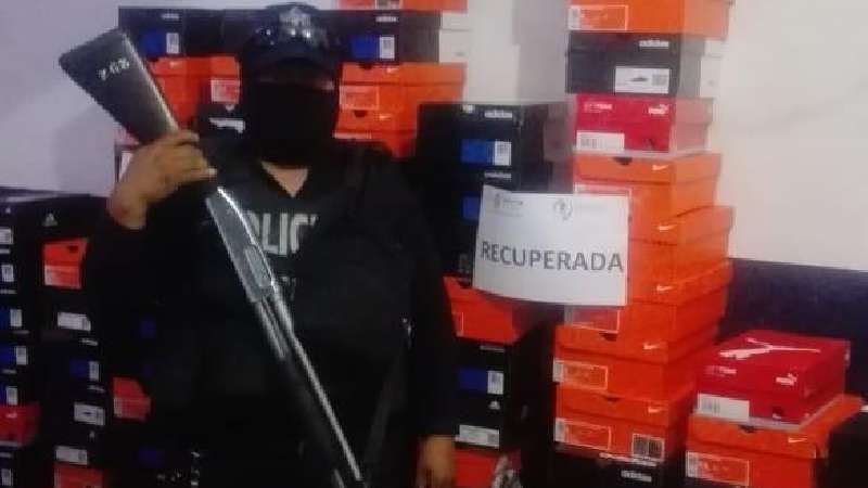 Recuperan mercancía robada en Tequexquitla