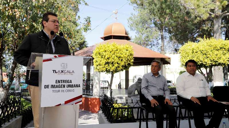 Entrega Marco Mena imagen urbana de la Magdalena Tlaltelulco