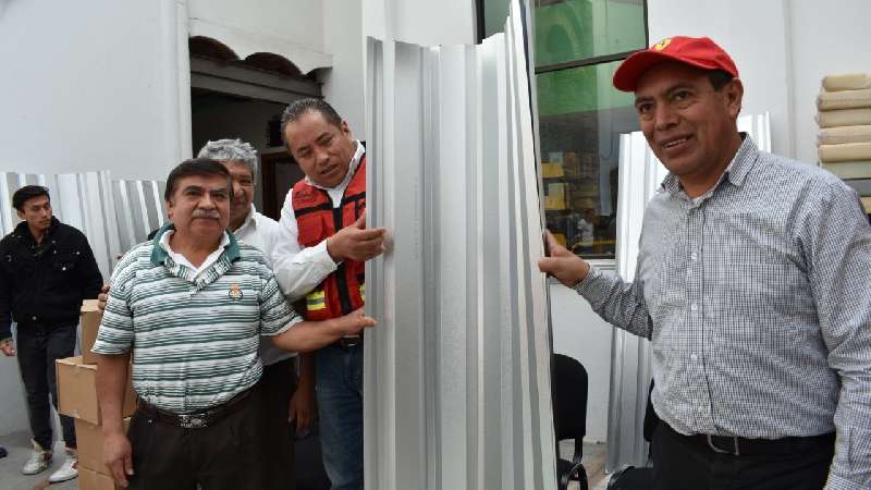 Se beneficia Zacatelco con apoyo estatal ante temporada de frío