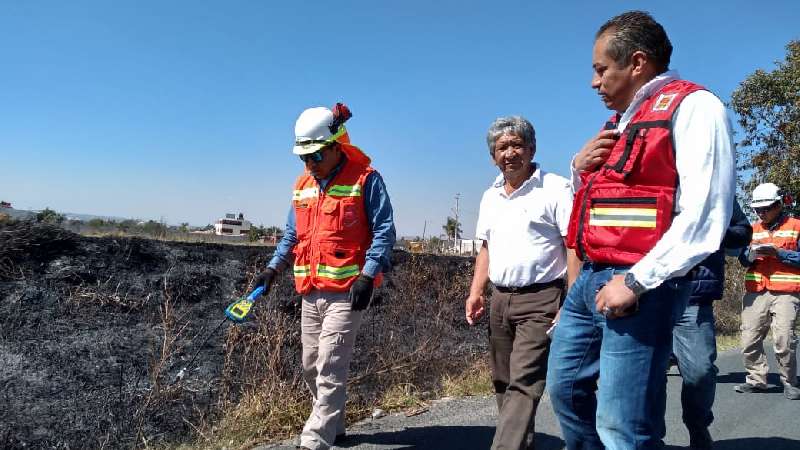 Quema de pastizales provoca explosiones de gas