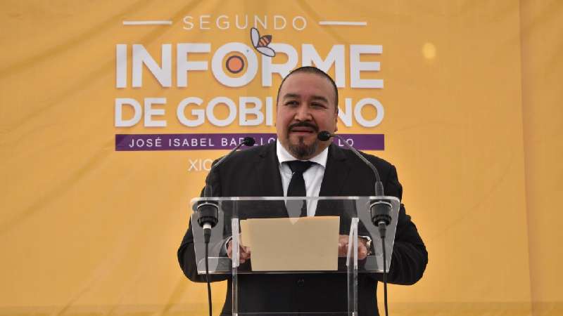 José Isabel Badillo rinde II Informe de Gobierno en Xicohtzinco