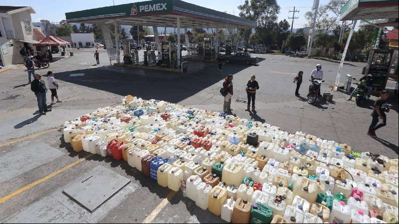 Robo y desabasto de gasolina en México