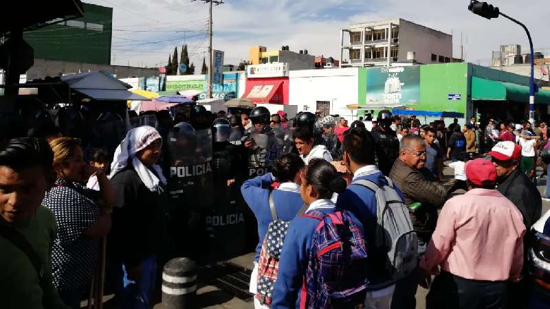 Tenso ambiente en Apizaco por posible enfrentamiento